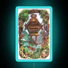 Add mystical Russian folklore charm with Baba Yaga's eerie glow.