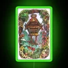 Vibrant Baba Yaga RGB Neon Wall Sign Decoration Art
