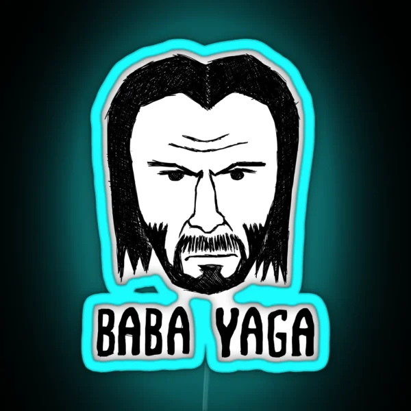 Baba Yaga RGB Neon Sign