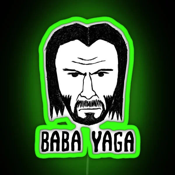 Baba Yaga RGB Neon Sign