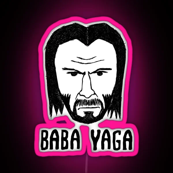 Baba Yaga RGB Neon Sign