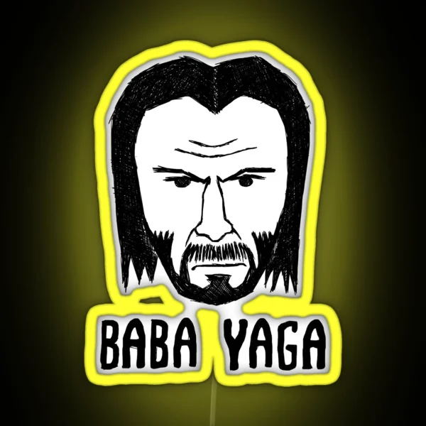 Baba Yaga RGB Neon Sign