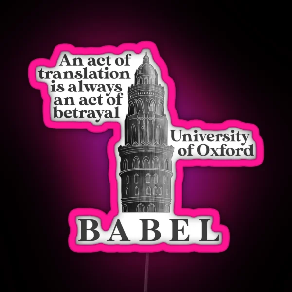 Babel Tower RGB Neon Sign