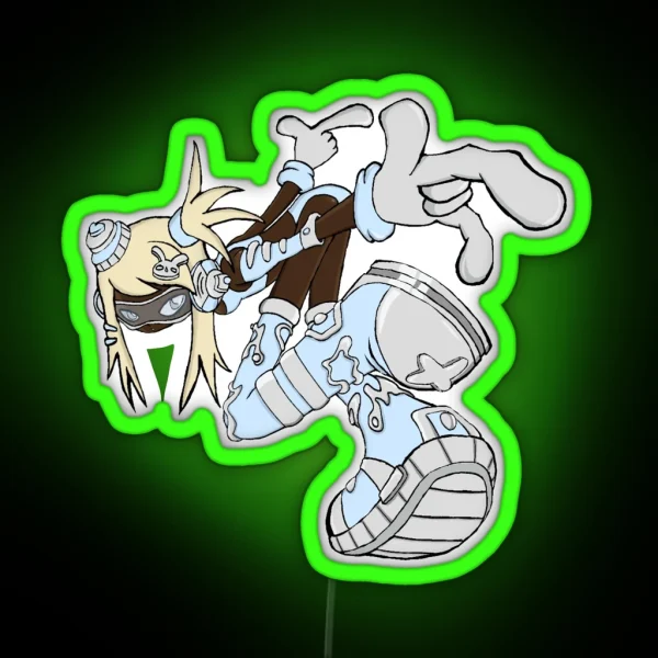 Baby Blue RGB Neon Sign