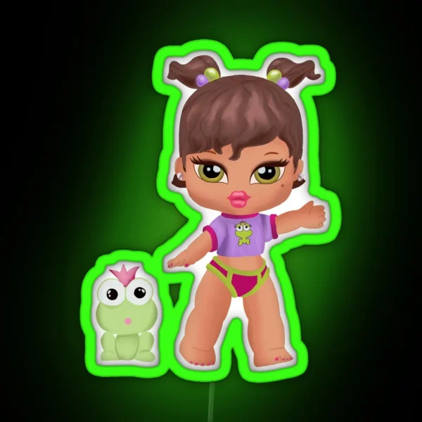 Baby Bratz Yasmine RGB Neon Sign