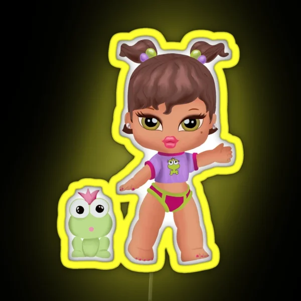 Baby Bratz Yasmine RGB Neon Sign