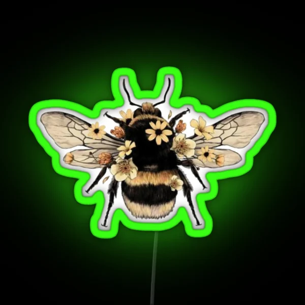 Baby Bumble Bee RGB Neon Sign