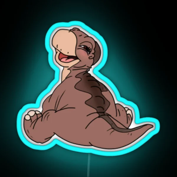 BABY LITTLEFOOT RGB Neon Sign