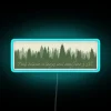 Back Between Villages vibrant RGB LED neon bar signs decoration
