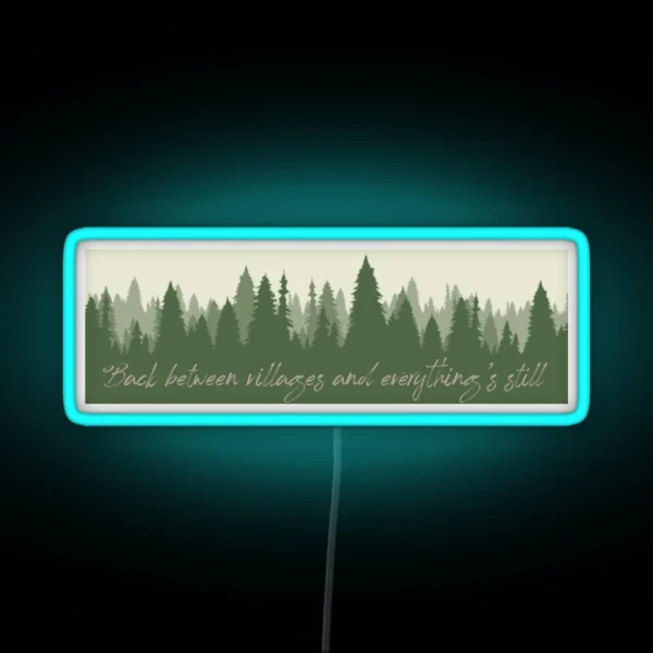 Back Between Villages RGB Neon Sign