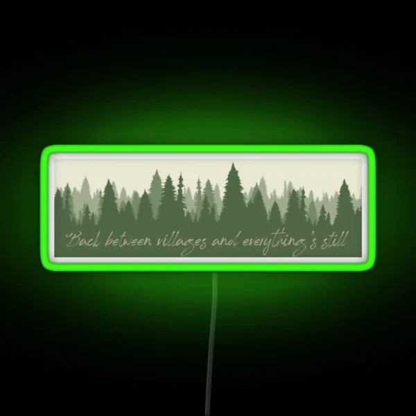 Back Between Villages RGB Neon Sign