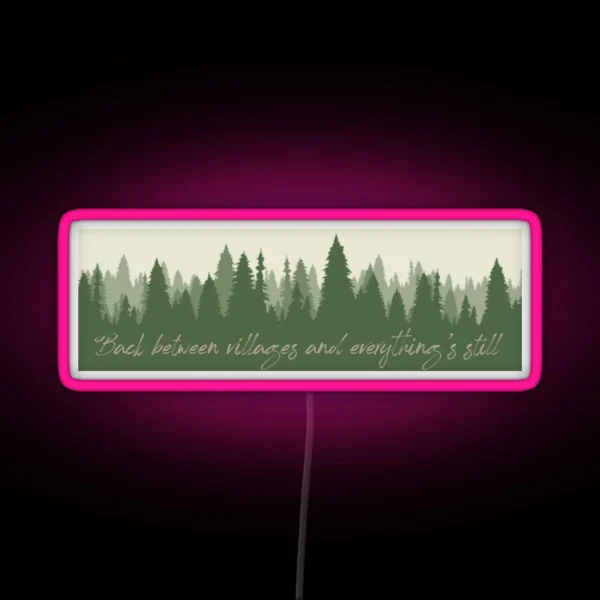 Back Between Villages RGB Neon Sign