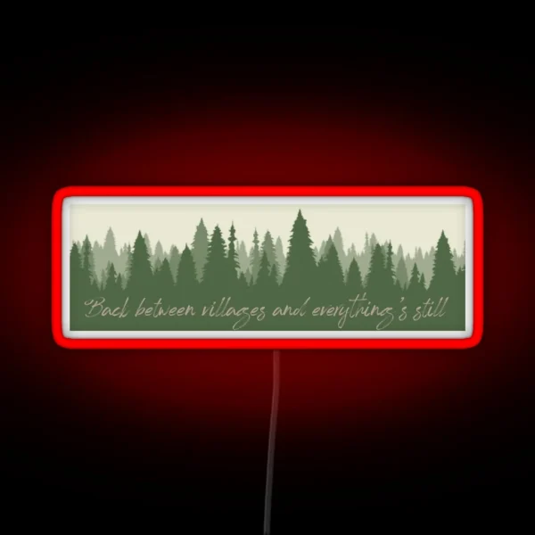 Back Between Villages RGB Neon Sign
