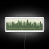 Retro Inspired Vibrant Backdrop with RGB Colorful Neon Sign Lighting