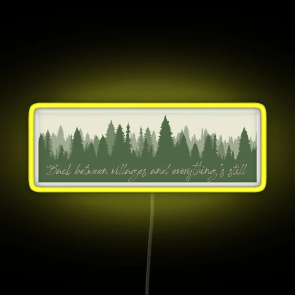 Back Between Villages RGB Neon Sign