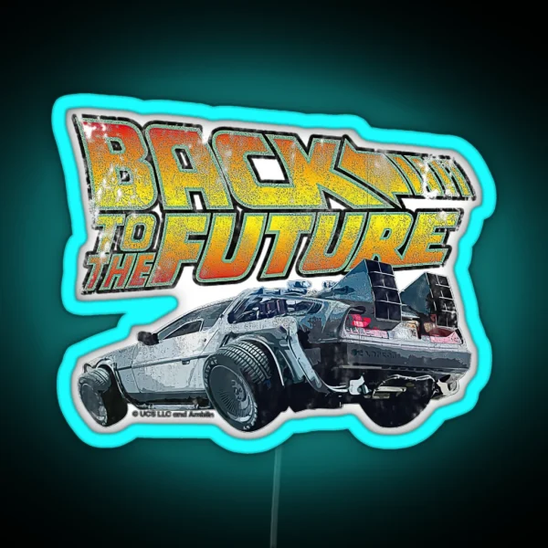 Back To The Future RGB Neon Sign