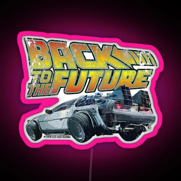 Back To The Future RGB Neon Sign