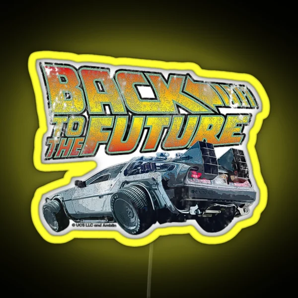 Back To The Future RGB Neon Sign