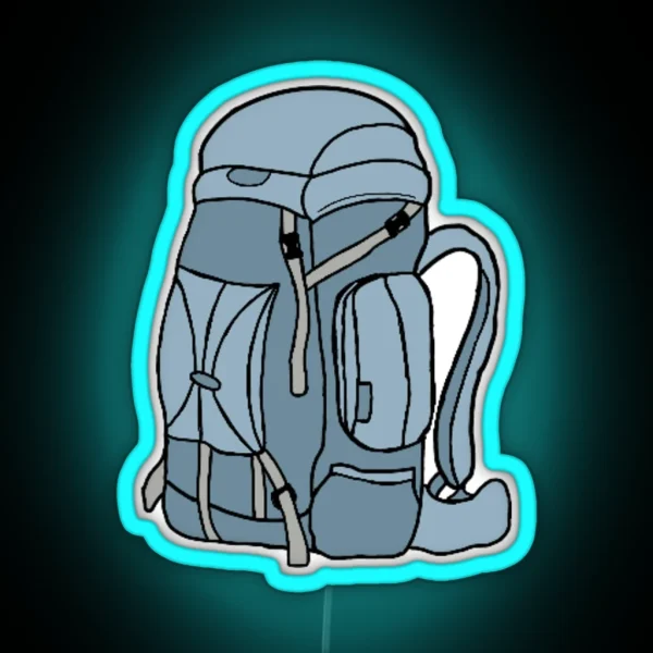 Backpacking RGB Neon Sign