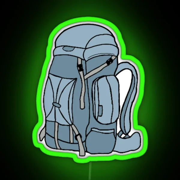 Backpacking RGB Neon Sign