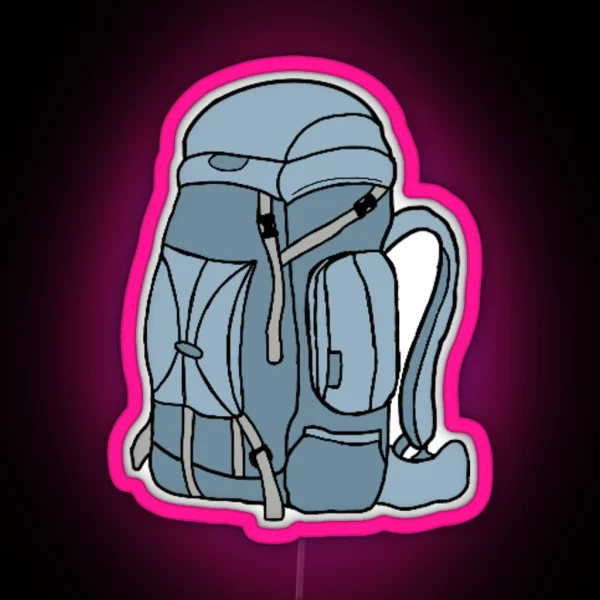 Backpacking RGB Neon Sign
