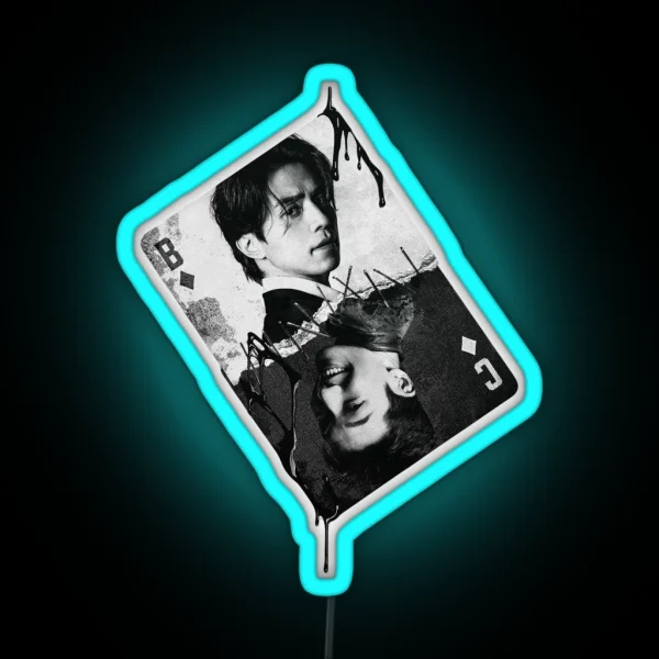 Bad And Crazy Ryu Soo Yeol And Lee Dong Wook RGB Neon Sign