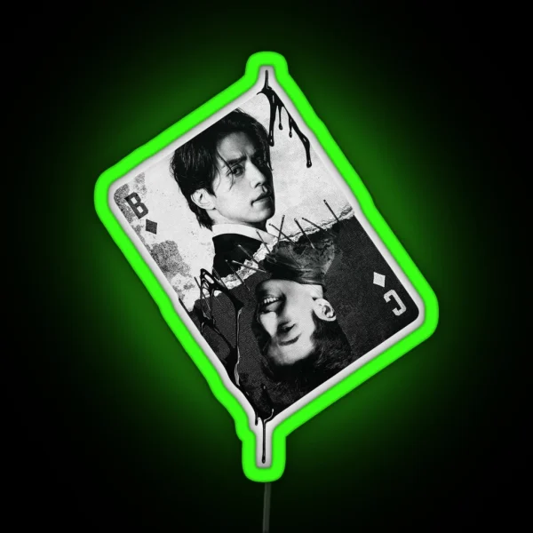 Bad And Crazy Ryu Soo Yeol And Lee Dong Wook RGB Neon Sign