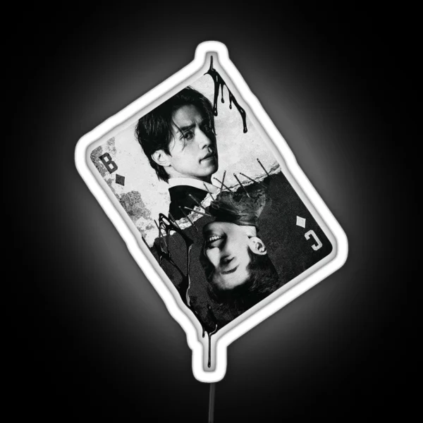 Bad And Crazy Ryu Soo Yeol And Lee Dong Wook RGB Neon Sign
