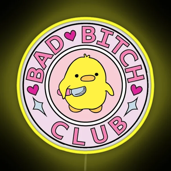 Bad Bitch Club RGB Neon Sign