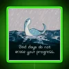 Motivational RGB Neon Wall Sign for Overcoming Adversity and Progress Reminders