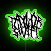 Neon 'Bad Reputation' Sign for Home Decor and Music Lovers