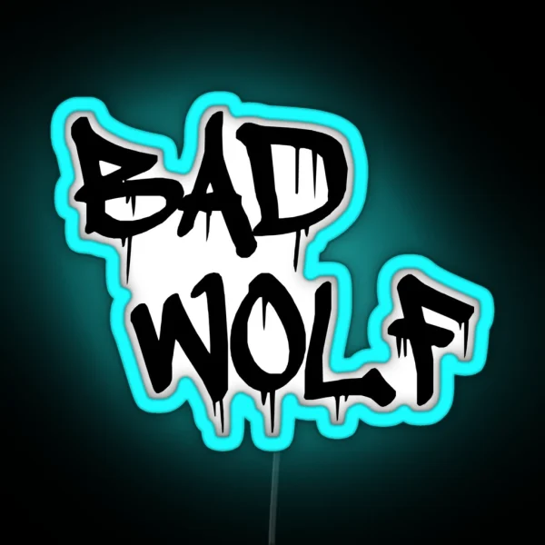 Bad Wolf RGB Neon Sign