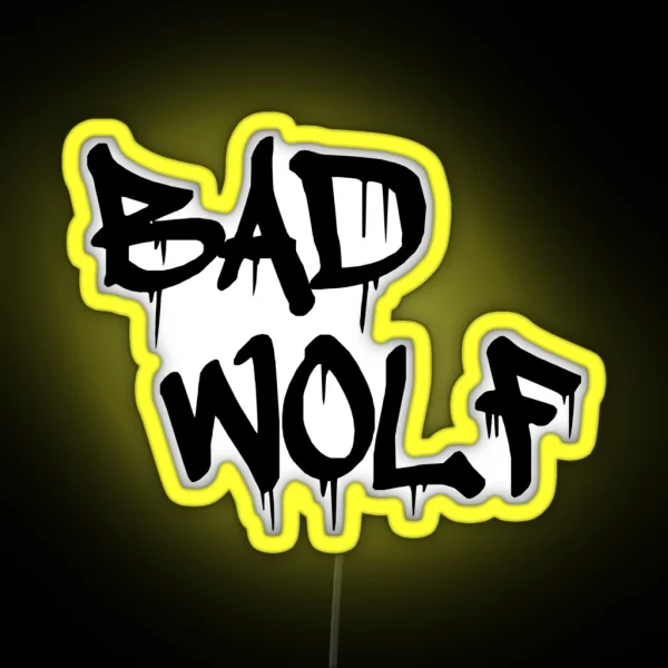 Bad Wolf RGB Neon Sign