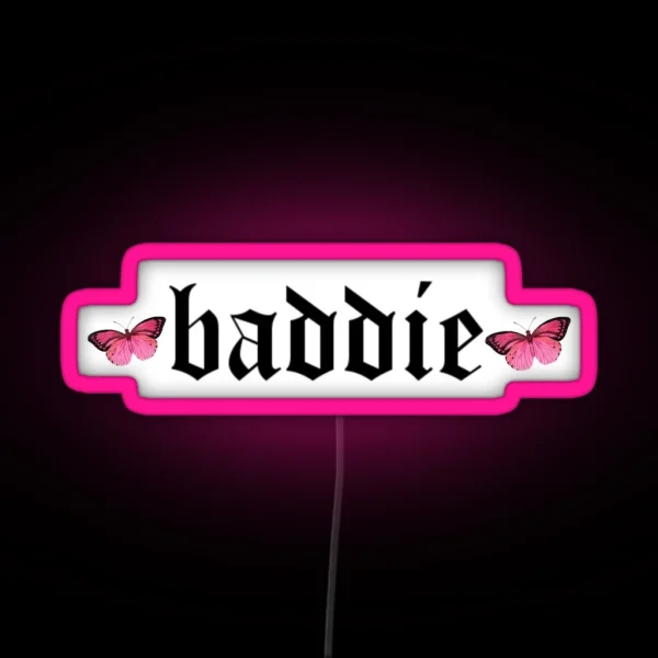 Baddie Vibes RGB Neon Sign