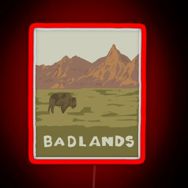 Badlands RGB Neon Sign