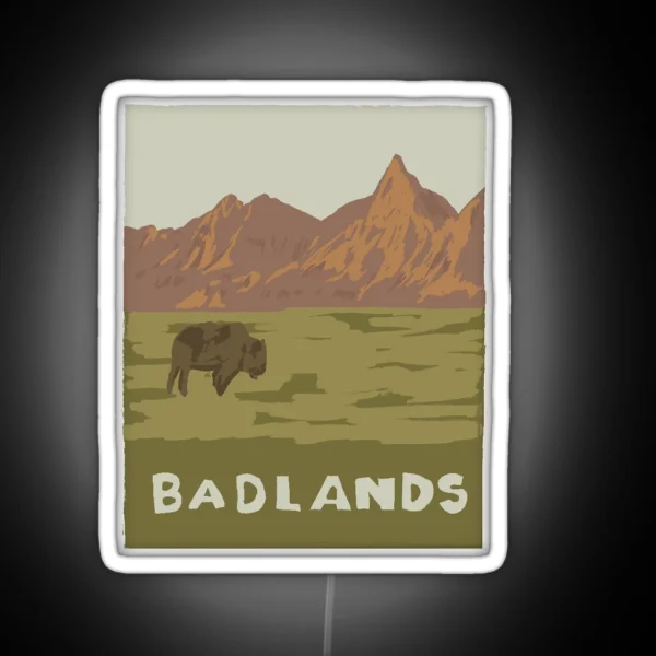 Badlands RGB Neon Sign