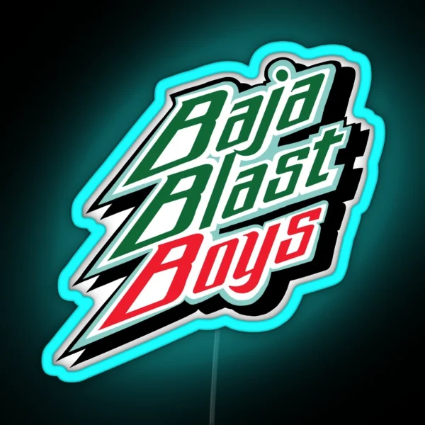 Baja Blast Boys RGB Neon Sign