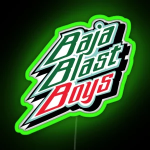 Baja Blast Boys RGB Neon Sign