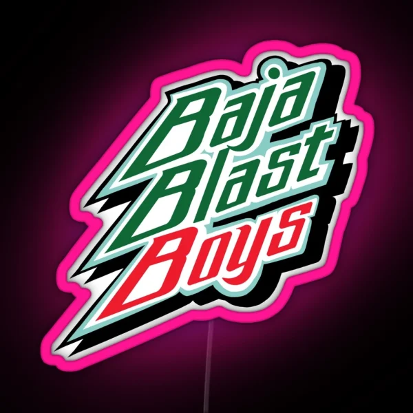 Baja Blast Boys RGB Neon Sign
