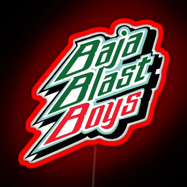 Baja Blast Boys RGB Neon Sign