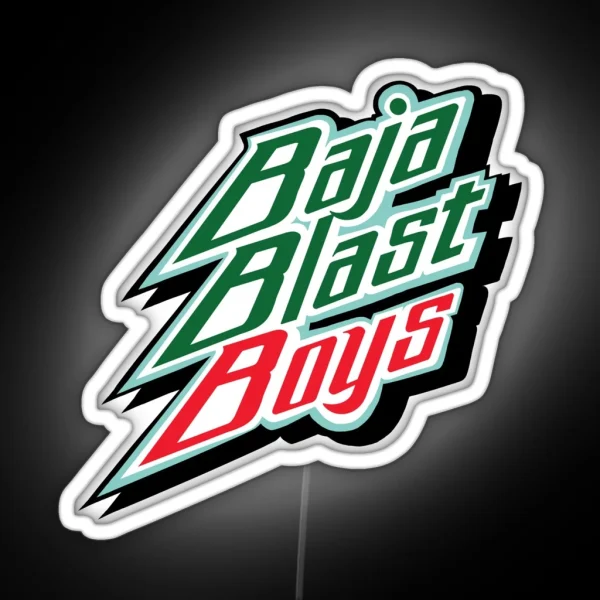 Baja Blast Boys RGB Neon Sign