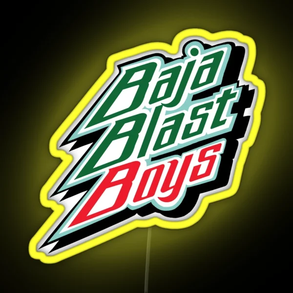 Baja Blast Boys RGB Neon Sign