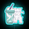 Vibrant Baja Blast RGB color changing neon wall decoration signage