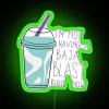 Add vibrant beach vibes with colorful Baja Blast neon sign