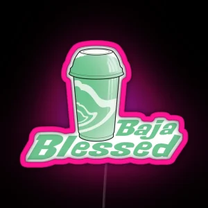 Baja Blessed RGB Neon Sign