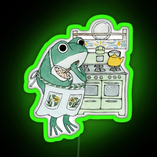 Baking Frog RGB Neon Sign