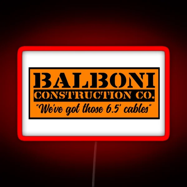 Balboni Johnny Hamcheck RGB Neon Sign