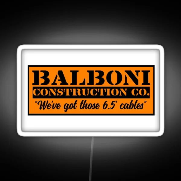 Balboni Johnny Hamcheck RGB Neon Sign