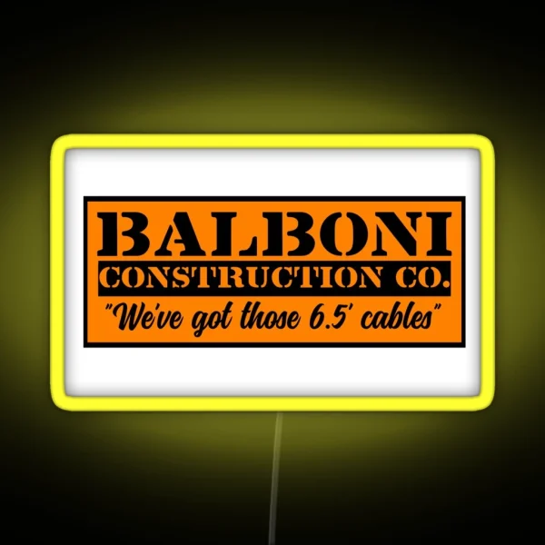 Balboni Johnny Hamcheck RGB Neon Sign