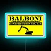 Neon RGB Artisanal Johnny Hamcheck Wall Sign Decoration by Balboni Brand